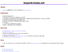 Tablet Screenshot of leopardi.miuku.net