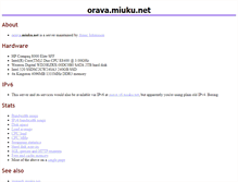 Tablet Screenshot of orava.miuku.net